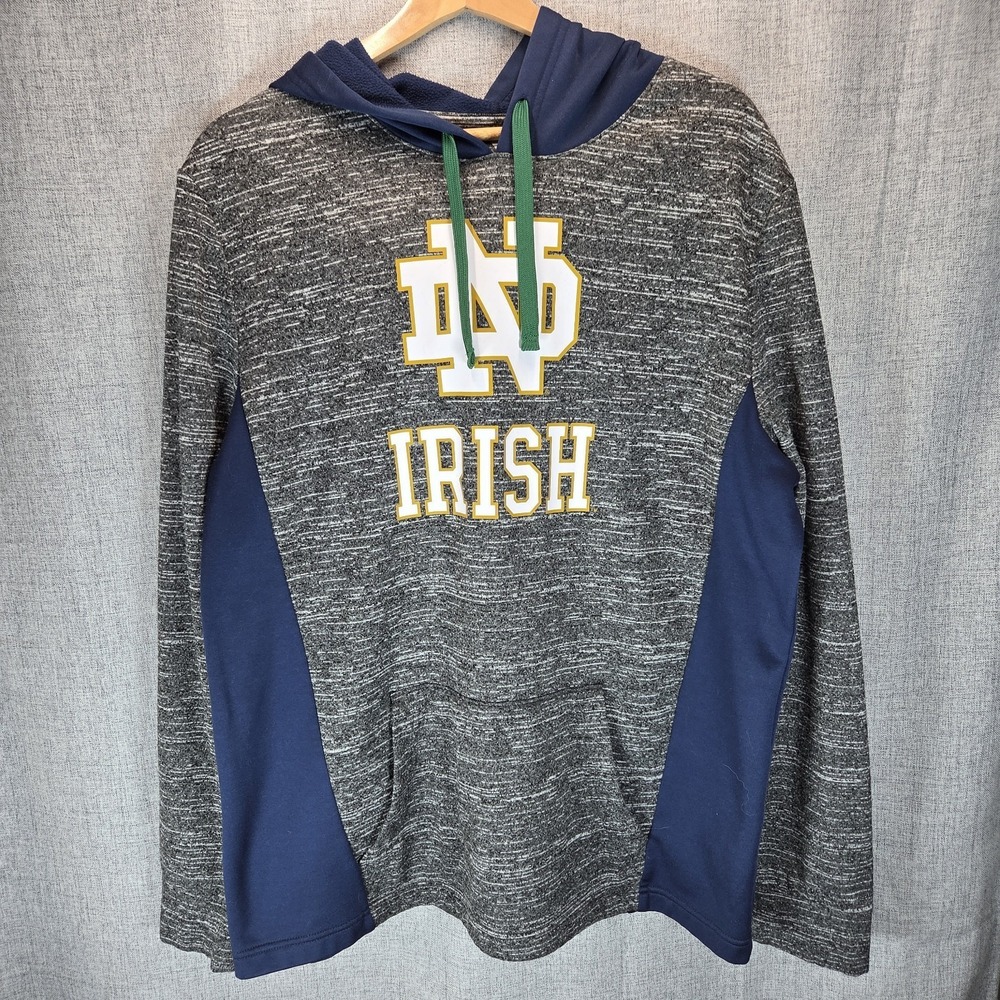 Notre Dame Fighting Irish Men's Long Sleeve Hoodie Large Fanatics Pocket